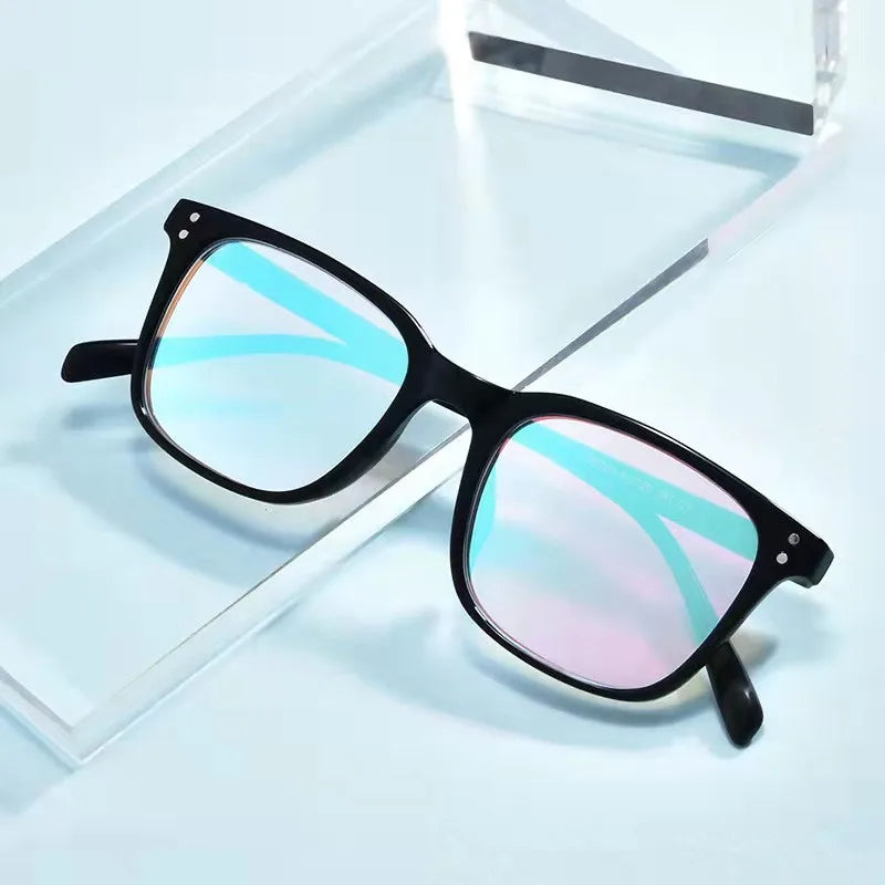 Double Sided Coating Transparent Red Green Color Blindness Glasses Weak Lenses Myopia Glasses for Men 2024