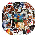 50 Cute Cartoon Dachshund Graffiti Stickers Hand Account Suitcase Water Bottle Pencil case Waterproof Stickers