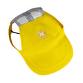 2022 Summer Pet Sport Baseball Cap Half-Mesh Design with Sun Protection for Small Medium Large Dogs Solid Pattern Made Polyester