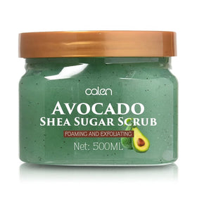500g Moisturizing Body Care Avocado Body Scrub Exfoliating and Foaming Wash