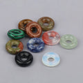 15x5mm Fashion Abacus Shape Natural Stone Beads Big Hole Loose Stone Spacers Beads for Making Jewelry Necklace Size