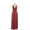 TEENYEE New Fashion A-Line Keyhole Mesh Bridesmaid Dresses Modest Evening Gown Dress for Wedding Party