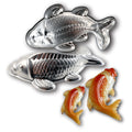 Small Size Small Fish Shaped Cake Mold New Year Cake Mold Aluminum Baking Tray Cartoon 3D Jelly Baking Appliance