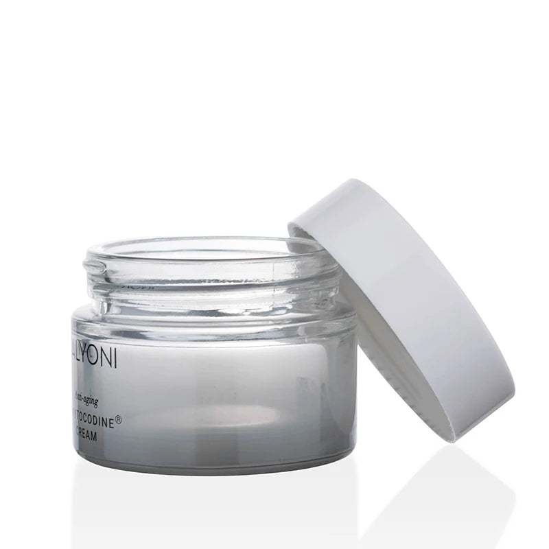 Factory Stocks Sports Cream Jar 15g 30g 50g 100g Grey Glass Jar Metal Lid Fancy Cleansing Balm Jar
