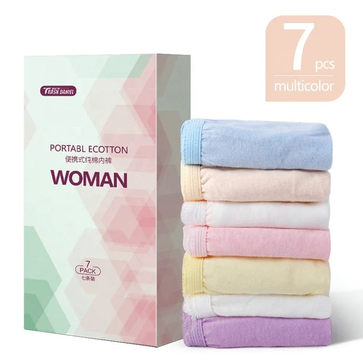 Qingya Wholesale Supply Disposable Women'S Brief Underwear Pure Cotton Disposable Briefs Underwear
