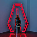 Rechargeable Remote Controlled Champagne LED Bottle Presenter Carrier Glorifier Display for Night Club