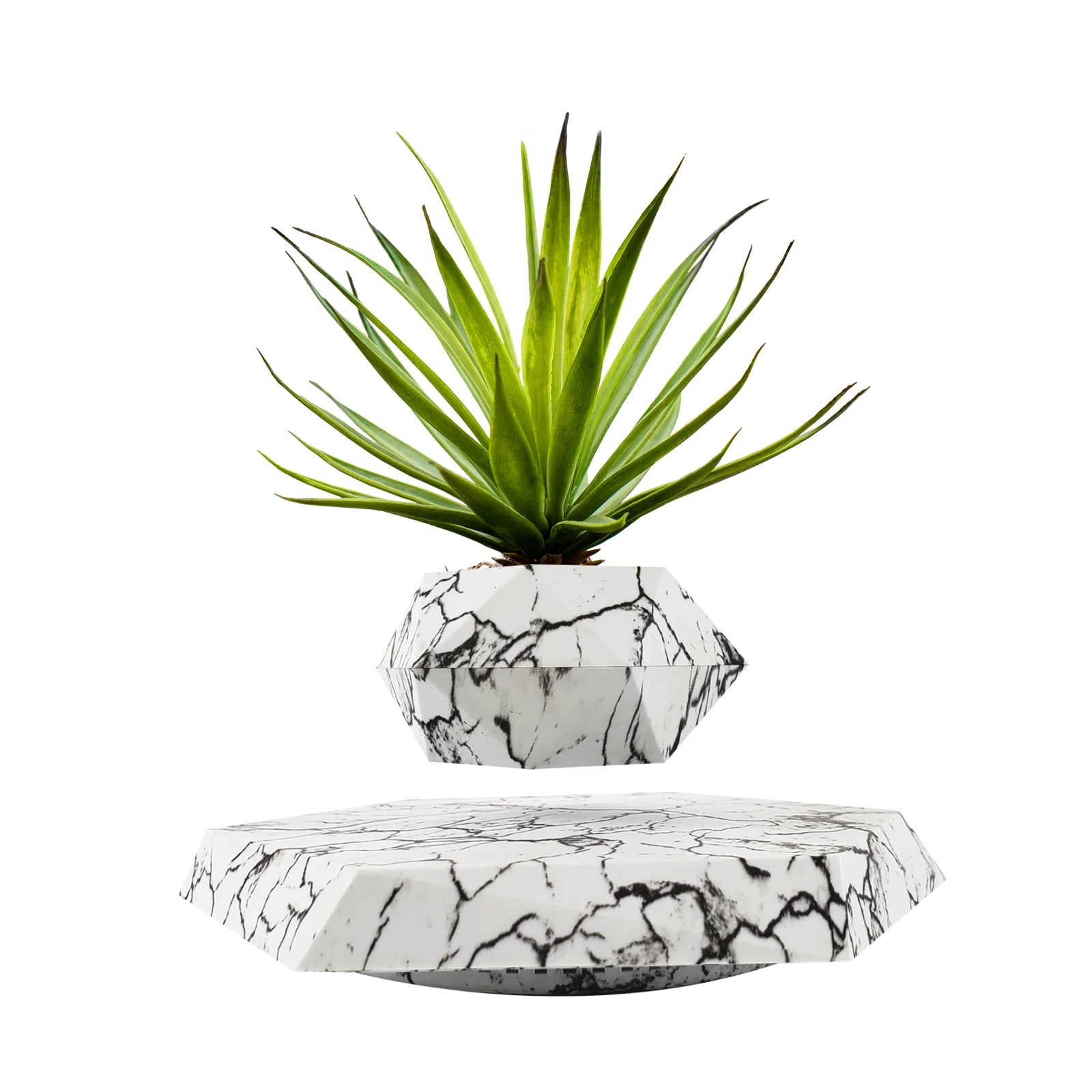 HCNT Magnetic Levitating Planter Floating Levitating Plant Pot Creative Gift for Christmas