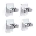 Broom and Mop Gripper Sturd Broom Holder Wall Mount Broom Gripper Holds Self Adhesive No Drilling Dustpan Hanger for Home