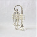 Wholesale Chinese Musical Instruments Factory Price Cornet Instrument Silver Plated Bb Cornet