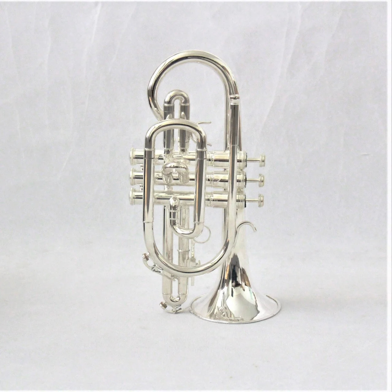Wholesale Chinese Musical Instruments Factory Price Cornet Instrument Silver Plated Bb Cornet
