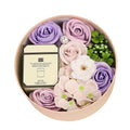 Birthday Gift Round Aromatherapy Candle Soap Flower Gift Box Girlfriend Mother Valentine's Day Luxury Gift Set