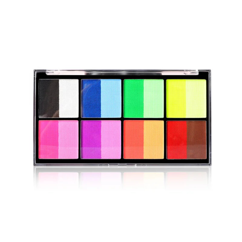 Wholesale Professional Face Painting Kit for Adults Kids 8-Color Non-Toxic Water Based Body Face Paint for Split Color Creations