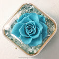 New Valentine Mother's Day Everlasting Flowers Forever Roses Acrylic Box Eternal Rose Jewelry Box Wedding Gifts for Guests