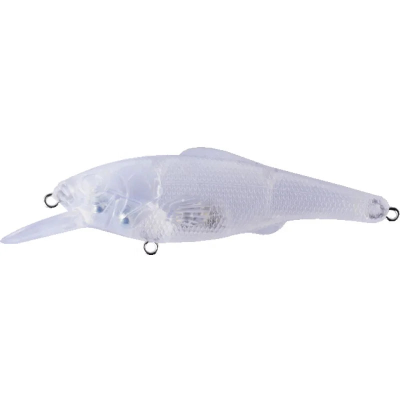 NO MOQ 89mm 7.82g Unpainted Fishing Lure Blanks Crankbait Fishing Lure Body LQN23