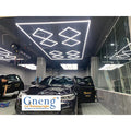 Rhombic Hexagonal Led Light for the Vehicle Wrapping Polishing Stores Work Light Garage Lamp
