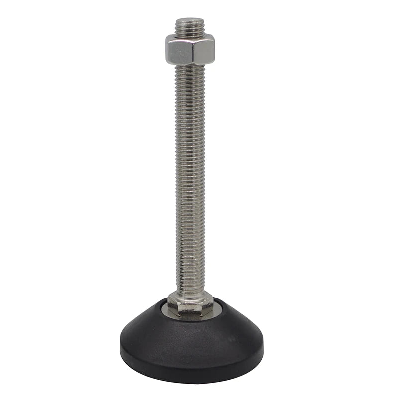 Manufacturer M20x80-80F Heavy Duty M16 M20 M24 Customized Nylon Turn Steel Furniture Leveling Adjustable Feet for Cabinet#7849