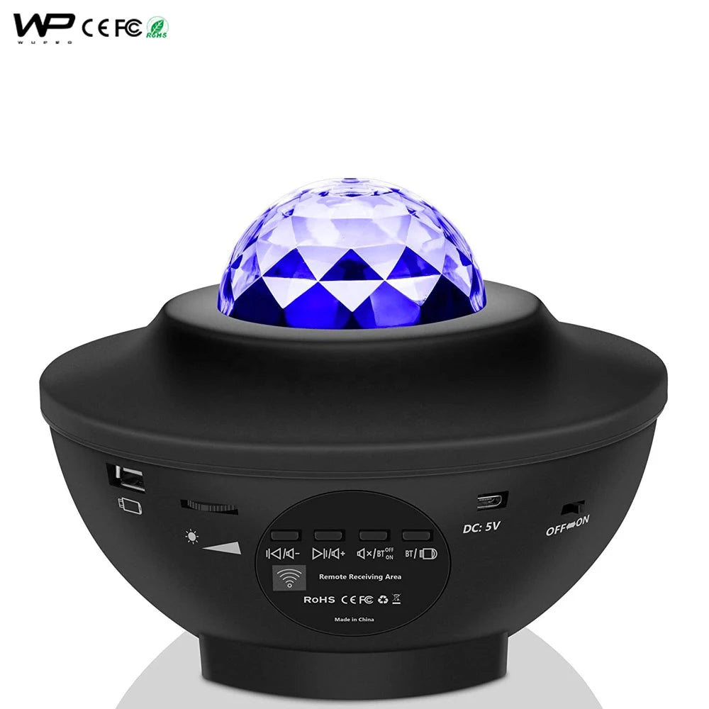WPGP-300 Modern Office Dropshipping Custom Logo Starry Night Galaxy Laser Projector with WiFi LED Lights for Parties