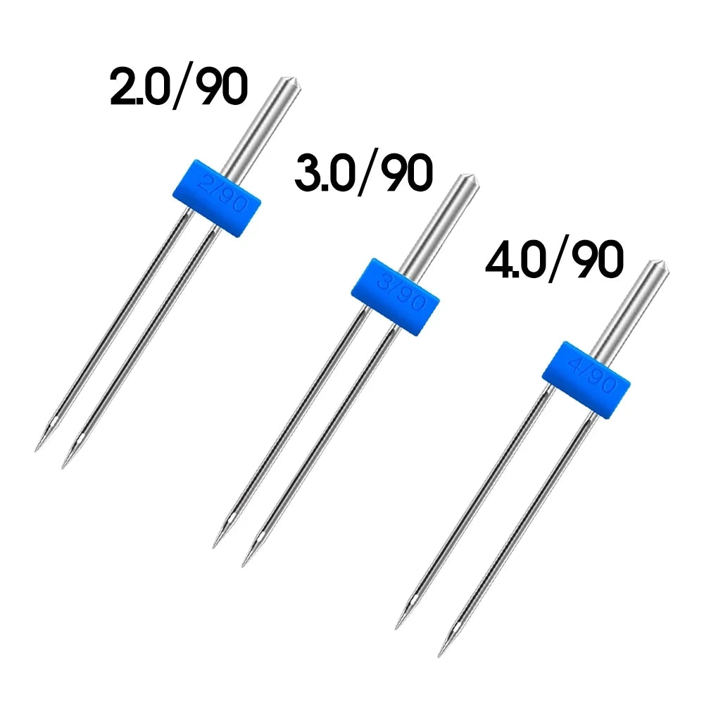 3pcs Embroidery Head Needle Home Sewing Machine Needle Threader Accessories 2/90 3/90 4/90 Mixed Three Sizes