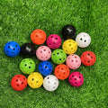 42mm Sports Training Plastic Golf Balls Airflow Design Available in Different Colors for Practice Golfing