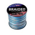 Hot Selling 300m X8 Blue Camo Floating Line Super Smooth PE Strong Tension Multifilament 14lb-70lb Lake River Fresh Line