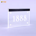 Illuminated Room Numbers Hotel Door Sign LED Acrylic Door Sign