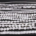 ABS DIY Handmade 3D Jewelry Accessory Straight Hole Irregular Lab Created Imitation Pearl Camellia Flower Shape Loose Pearls