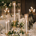 Event Candlesticks Candles Acrylic Candle Holder Wedding Table Centerpieces Decoration Crystal Candelabra Centerpieces Wedding