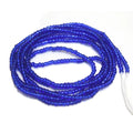 Handmade 50 Inches Adjustable Bulk Tie on Waist Beads on Cotton Cord Belly Chain Body Jewelry Patience Blue Color