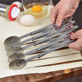 3-7 Wheel Disposable Stainless Steel Pizza Adjustable Pasta Rocker Pastry Peeler Cake Roller Cutter Dishwasher Safe Home Kitchen