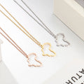 Fashion Women African Map Necklace Real 18k Gold Plated Africa Map Jewelry Stainless Steel Custom Design World Map Necklace