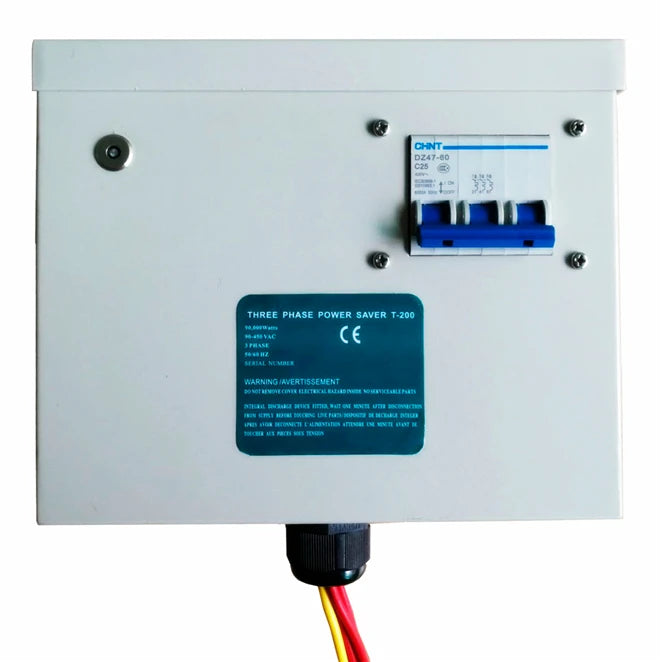 Hot Selling Intelligent Power Saver Capacitor Bank Engine 3 Phase 380V Electric Energy Saving Box T200CB