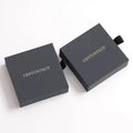 Custom Logo Individual Vintage Paper Jewelry Packaging Box UV Coating and Embossing Sponge Lined for Watch and Jewelry Packing