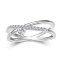 Ladies Jewellery Classic Silver 925 Rings With Minimalism Design Fashion Zircon Wedding & Party Fine Ring for Women Jewelry