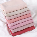 Wholesale Turkish Malaysia Muslim Scarf Women Plain Shawl Women Premium Crinkle Cotton Hijab Scarf 2021