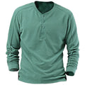 Autumn New Men's Spandex / Polyester Stand Collar Long Sleeve Solid Woven Breathable Quick Dry Casual T-shirt 240 Grams Blank