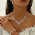 Luxury Zircon Necklace Sets | Elegant & All-Match Jewelry Wholesale Accessories
