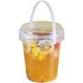 1000ml Transparent PP Bottle with Screw Cap Lifting Design for Fruit Juice Tea Carbonated Drinks & Water Packaging