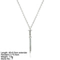 New Arrivals Nail Shape Style Necklaces for Women Fine Jewelry Necklaces 925 Silver Jewelry