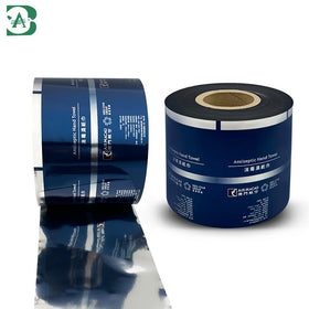 LLDPE Soft Translucent Moisture Proof Heat Seal Custom Dairy Cow Shape 50ml Milk Liquid Food Grade Plastic Packaging Roll Film