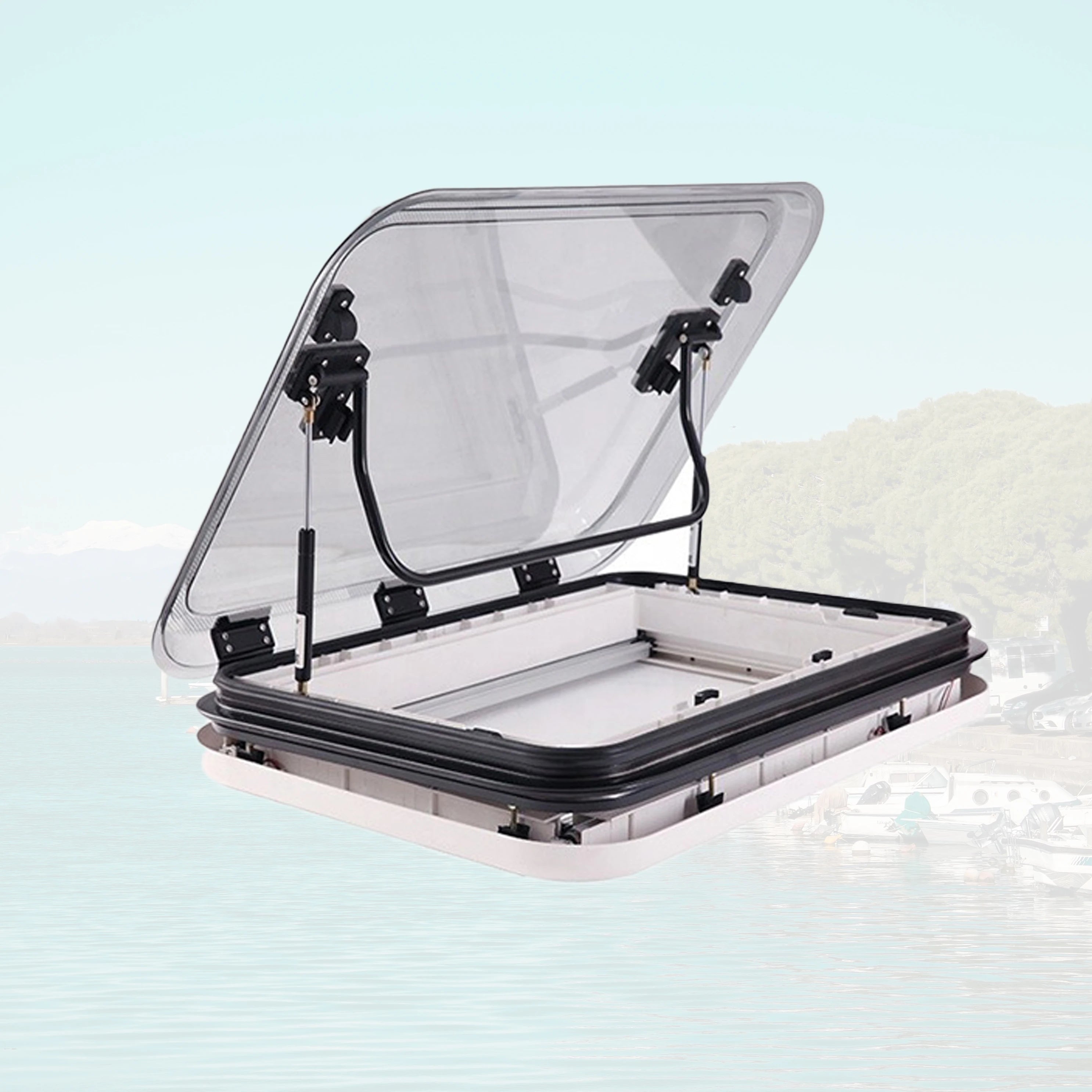 Wholesale China Supplier 700*500 Aluminum Alloy Frame Skylight for Caravans with New Design