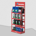 Factory Custom Durable Floor Metal Engine Oil Display Standmotor Oil Display Shelflubricating Oil Display Rack