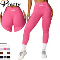 2024 New Arrival Solid Women's Yoga Pants Custom Logo Gym Fitness Yoga Wear High Waist Butt Lift Yoga Pants Leggings for Women
