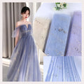 CP11 Shiny Glitter Silver Foil Dots Print Tulle Silver Glitter Sequins Mesh Tulle Fabric for Weeding