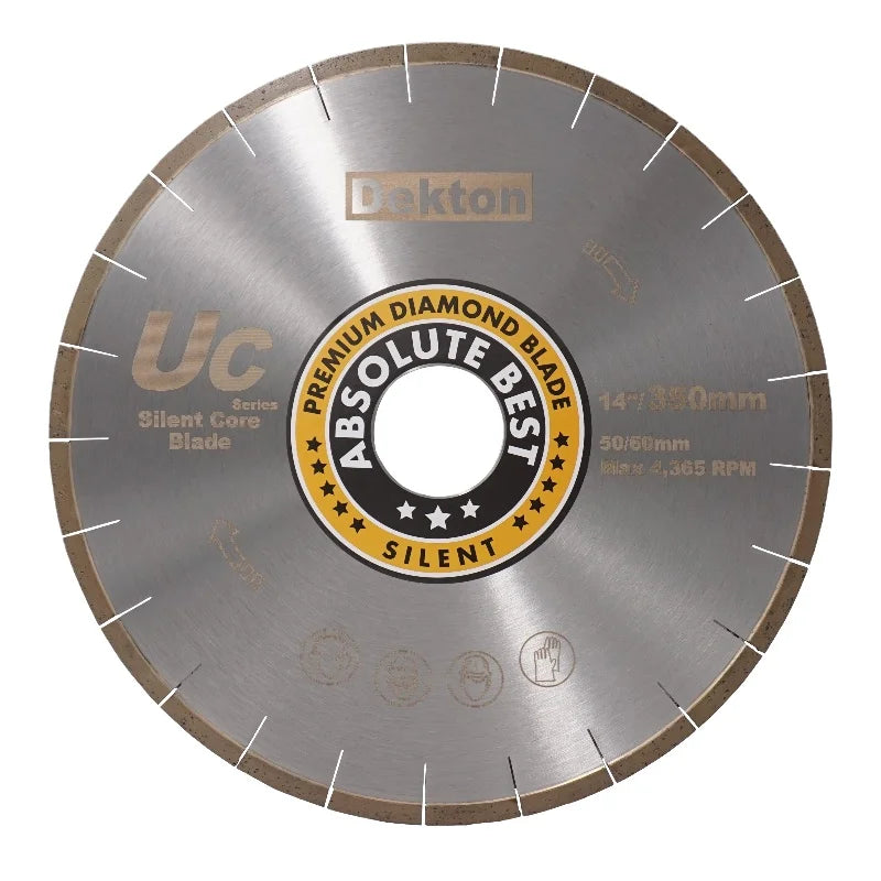 16in/400mm UC Dekton Silent Blade Ultra Compact Diamond Disc Concrete Saw Blade Cutting Ceramic Tile Dkton Diamond Saw Blade