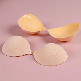 New Style Thicken 3d Cup Plump up Gather Breast Strapless Seamless Push up Safe Adhesive Bra