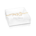 Judaica Jewish Passover Gold Acrylic Lucite Pesach Bar Napkin Holder