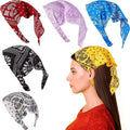 Turban Elastic Head Wrap Bandana Colorful Paisley Head Band Cover Yoga Hair Bands