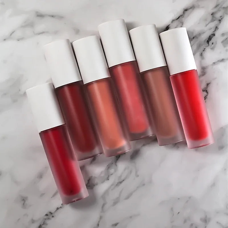 Customized Private Label Pigmented Wholesale Cruelty Free Velvet Matte Vegan Silky Non-sticky Cup Lip Stick