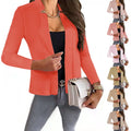 Guangzhou Auyan Women Loose Polyester Suit Double Breasted Business Solid Color Professional Women Suit