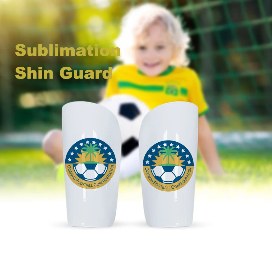 Custom Sublimation Shin Guards Personalized Football Leg Protection for Kids Durable Safety Gear Print Your Logo Design